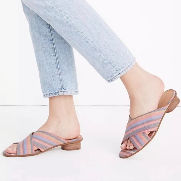 Madewell Ruthie Crisscross Sandal Mule Size: 7 - Picture 1 of 5
